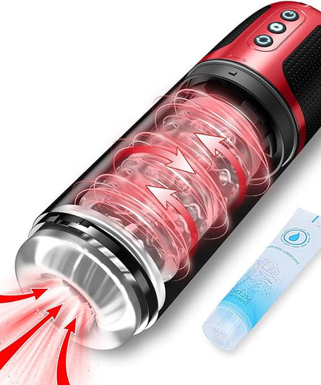 Pocket Pussy Vagina Stroker with 7 Rotating & Vacuum Suction Modes