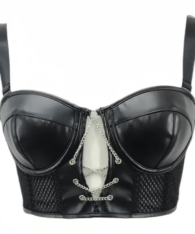 Gothic Style Leather Corset