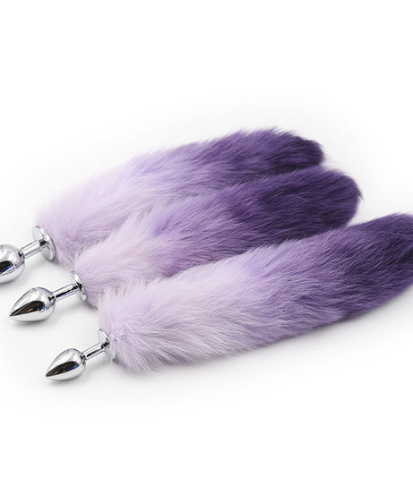 Purple Cat Tail Plug 15″