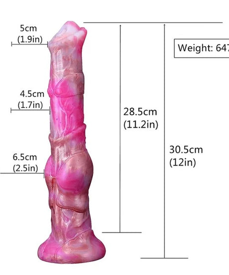 12inch Realistic Long Horse Dildo With Suction Cup