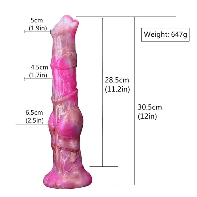 12inch Realistic Long Horse Dildo With Suction Cup