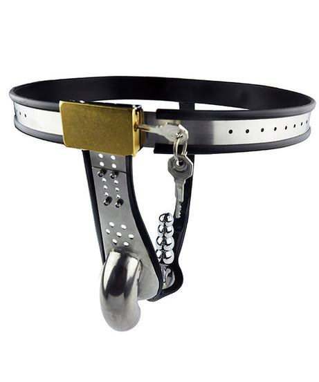 Male Chastity Belt With Butt Plug