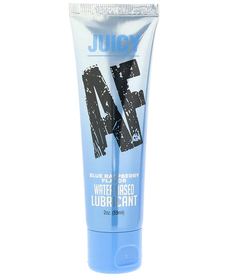 Juicy AF Water Based Gel Lube 2oz/59ml in Blue Raspberry