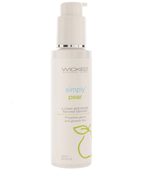 Simply Pear Flavored Lube in 4oz/120ml