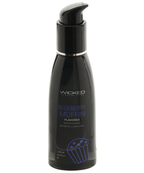 Flavored Water Based Lube 4oz/120ml in Blueberry Muffin